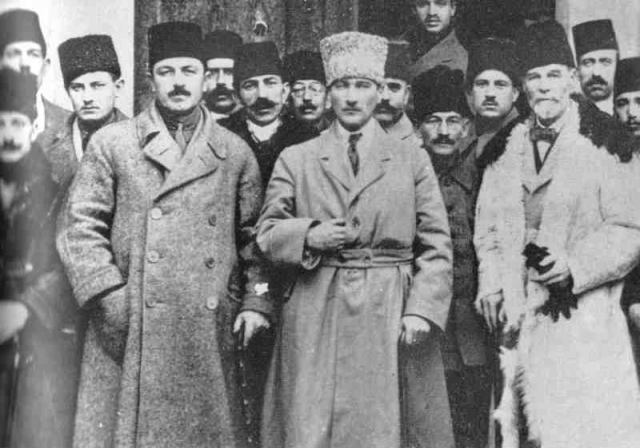Mustafa Kemal Atatürk (b. 1881 – d. 1938) Atatürk at the Sivas Congress (held from September 4 to September 11, 1919).