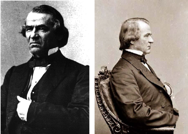 Andrew Johnson (b. 1808 – d. 1875) 32° Freemason and 17th President of the United States. Johnson pardoned 3 of the 8 men charged in the Lincoln assassination. Initiated May 5th, 1851 in the Greeneville Lodge No.119, Greeneville, Tennessee. First U.S. President to be impeached. His close association with Freemasonry was one of the factors that led to his impeachment trial